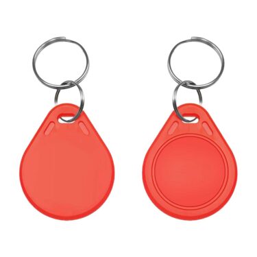 RFID KeyFob Tag – 125 kHz Rewritable Proximity T5577 (RED) - 1