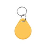 RFID KeyFob Tag – 125 kHz Rewritable Proximity T5577 (Yellow) - 1