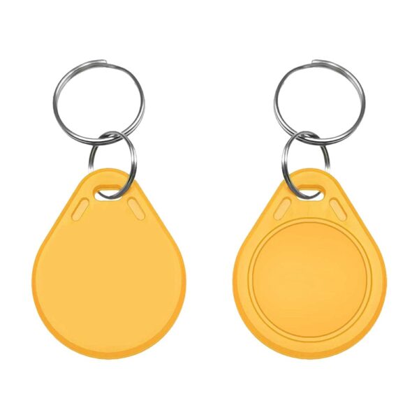 RFID KeyFob Tag – 125 kHz Rewritable Proximity T5577 (Yellow)