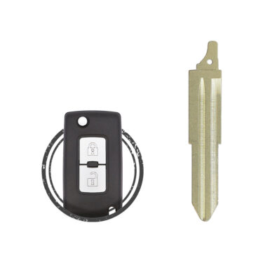 2015-2024 Mitsubishi Pajero Flip Remote Key Blade MIT8 (1)