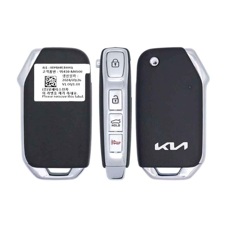 2021-2024 KIA Forte Flip Key Remote 4-Button 433MHz 95430-M6500 OEM (1)