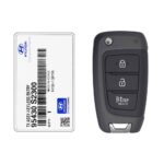 2020 Hyundai Sonata Genuine Flip Remote Key 433MHz 3-Button 95430-S2300 (OEM) - 2