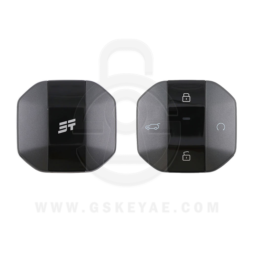 GS-JET-5012-jetour-key-4-black-color-id47-1 2024-2025 Jetour T1 T2 Freedom Genuine Smart Key Remote 4-Button 434.45MHz ID47 Black Color (1)