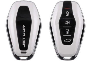 Chery Jetour X70 X90 X95 Smart Remote Key 4-Button 433MHz ID4A Chip White Color (1)