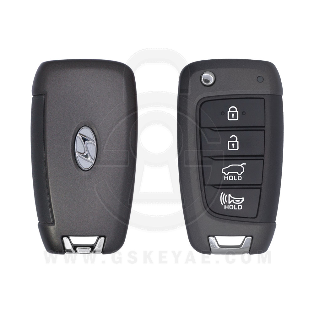 hyundai-elantra-gt-key-95430-g3100-used-1 2017-2019 Hyundai Elantra GT Flip Key Remote 4-Button 433MHz 95430-G3100 (USED) (1)