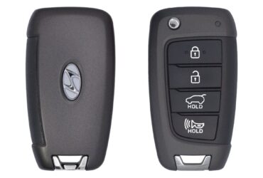 2018-2021 Hyundai Kona Flip Key Remote 4 Button 433MHz 95430-J9500 (USED) (1)