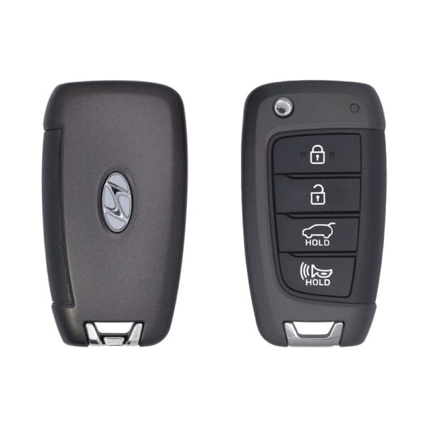 2018-2021 Hyundai Kona Flip Key Remote 4 Button 433MHz 95430-J9500 (USED) (1)